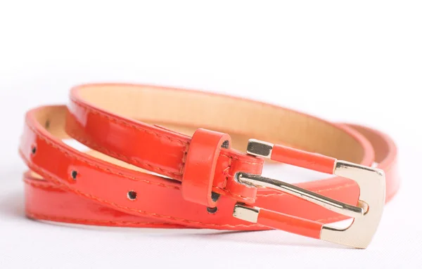 Red fashion belt — Stock Photo, Image