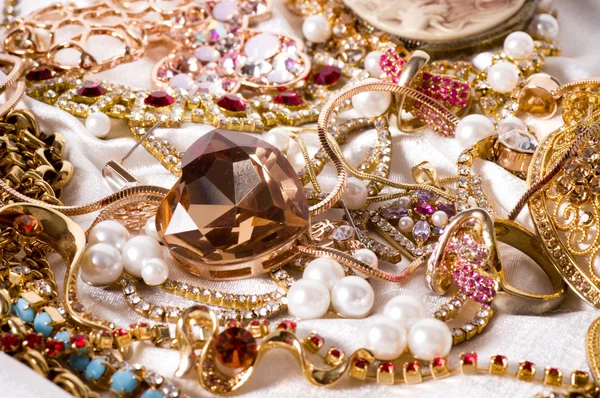 Pozadí šperků — Stock fotografie