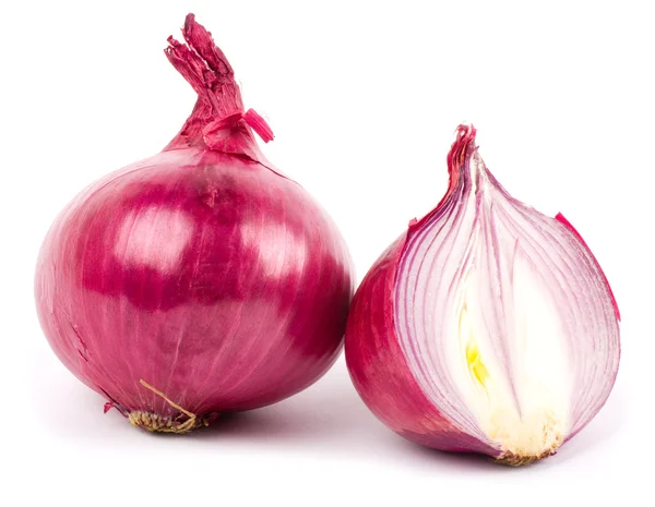 Cebolla aislada sobre fondo blanco — Foto de Stock