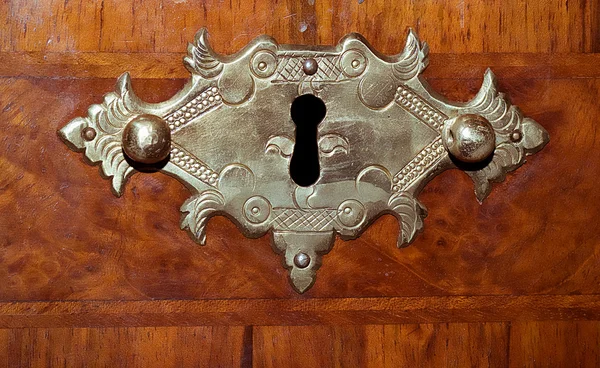 Vintage key hole — Stock Photo, Image