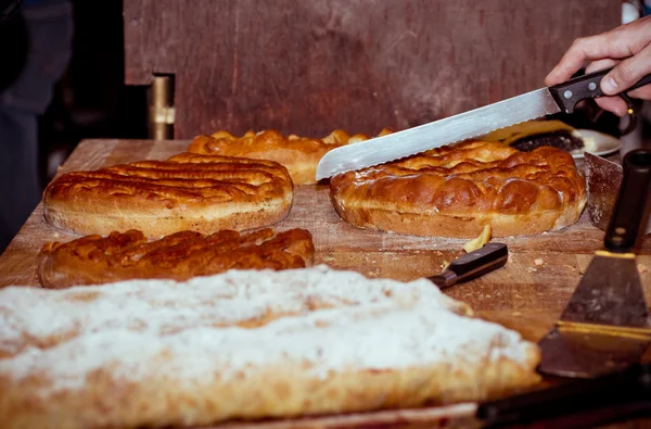 Tasty homemade pie — Stock Photo, Image