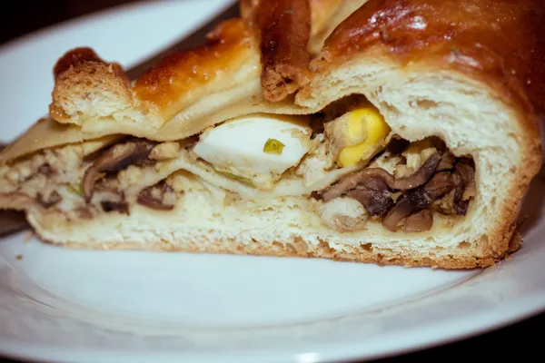 Tasty homemade pie — Stock Photo, Image