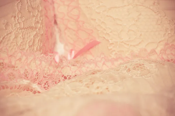 Feminine lacy underclothes background — Stock Photo, Image