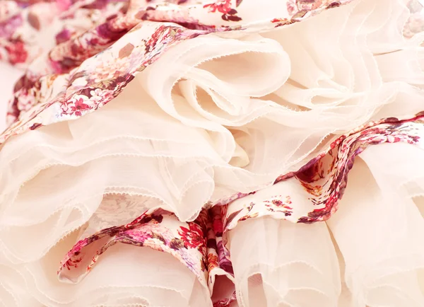 Винтажное платье с цветами — стоковое фото