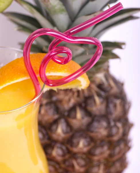 Vers fruit sap cocktails met vitamine — Stockfoto