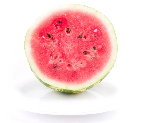 Wassermelone isoliert auf weißem Hintergrund — Stockfoto