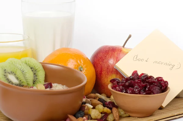 Smakelijk ontbijt gezonde voeding — Stockfoto