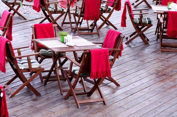 Outdoor cafe — Stock Photo, Image