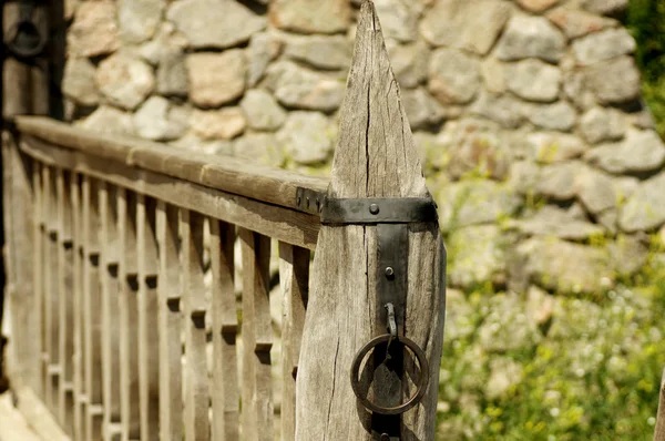 Vintage wooden fence — Stock Photo, Image