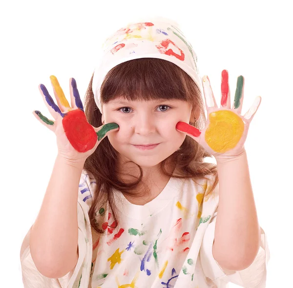 Girl painter — Stock Photo, Image