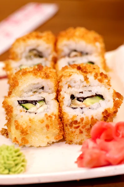 Traditional Japanese food Sushi. — Stock Photo, Image