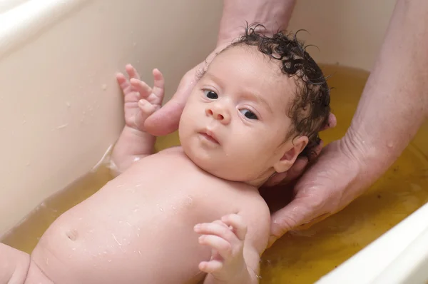 かわいいお風呂の赤ちゃん — ストック写真