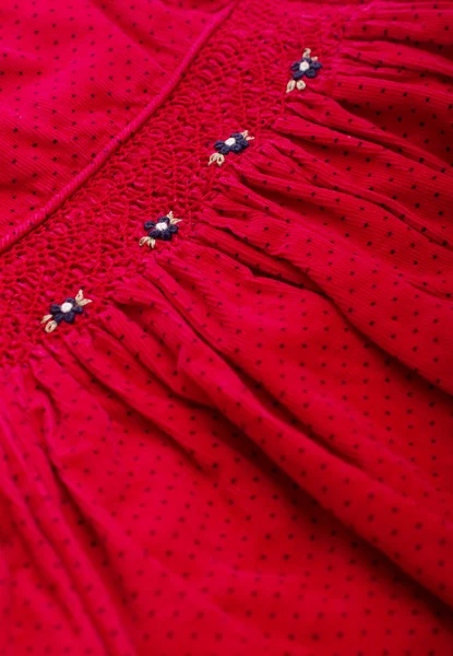 Czerwona sukienka tło — Zdjęcie stockowe