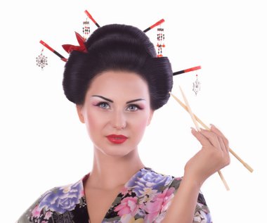 Japon geyşa kadın