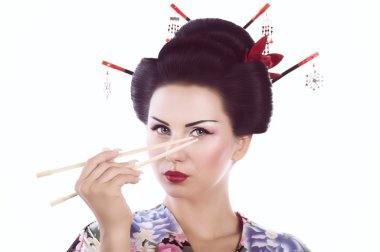 Japon geyşa kadın