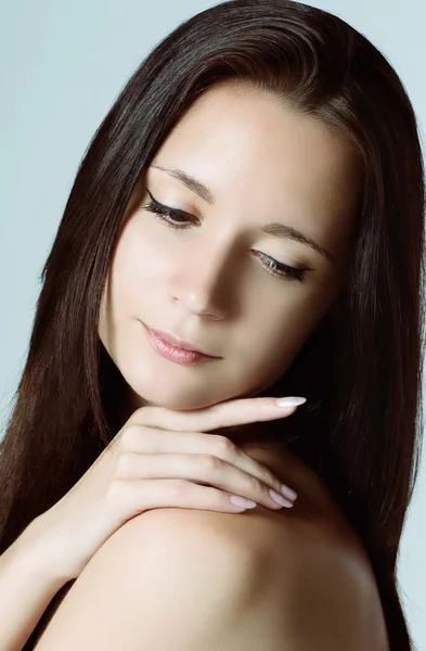 Hermosa mujer con maquillaje — Foto de Stock