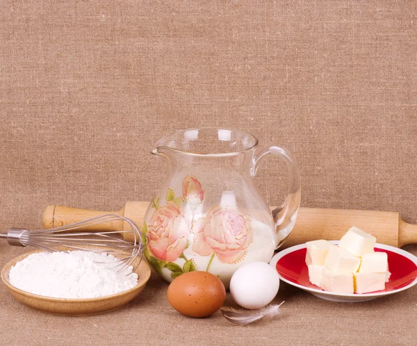 Ingrediënten voor het bakken — Stockfoto