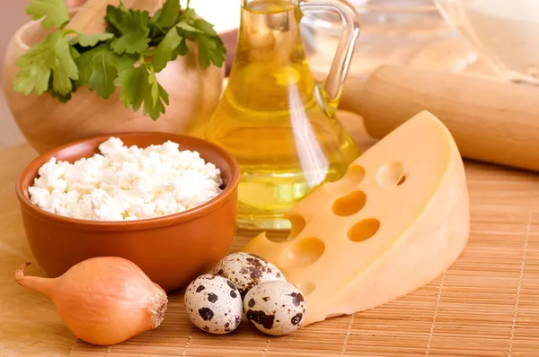 Ingredients for   dough — Stock Photo, Image