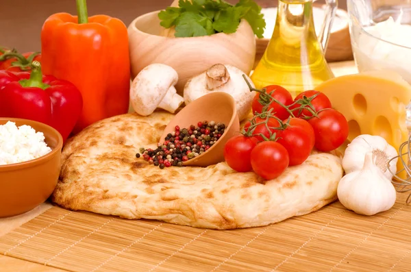 Ingrediënten voor pasta — Stockfoto