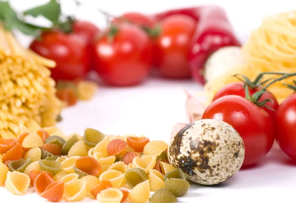 Ingredients for  pasta — Stock Photo, Image