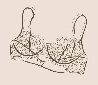 Kadın moda iç çamaşırları. Seksi dantelli iç çamaşırı koleksiyonu.