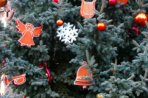 Decorazioni dell'albero di Capodanno — Foto Stock