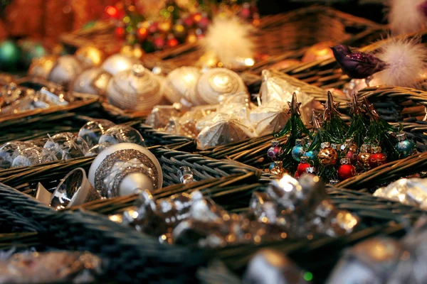 Noel pazarı ayrıntıları — Stok fotoğraf