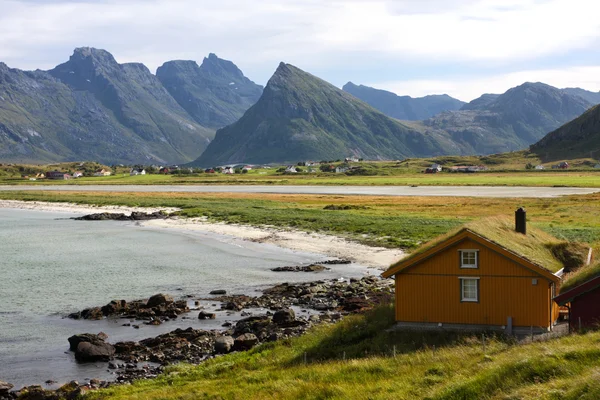 Traditionella trähus — Stockfoto