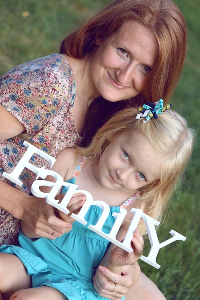 Familj — Stockfoto