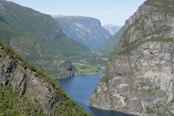 Aurlandsfjorden — Stockfoto