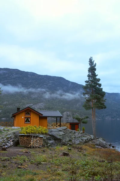 Trähus — Stockfoto