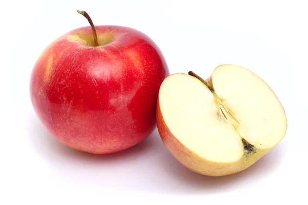 Plátek šťavnatá jablka — Stock fotografie