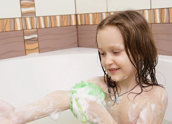 Taking a bath — Stock Photo, Image