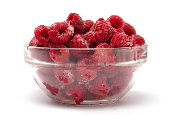 Frozen raspberries — Stock Photo, Image
