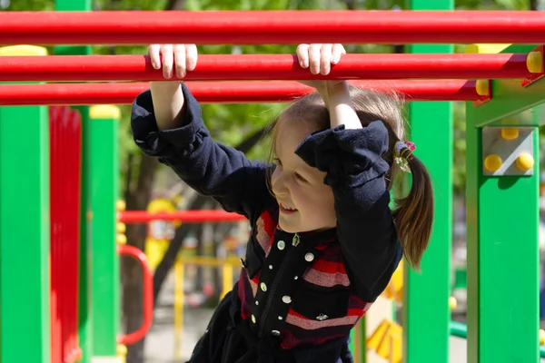 Girl at playground — Stock Photo, Image