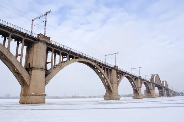 Winter bridge — Stock Photo, Image