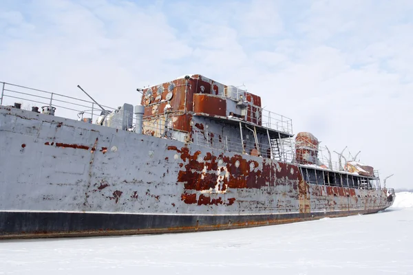 Navio abandonado — Fotografia de Stock
