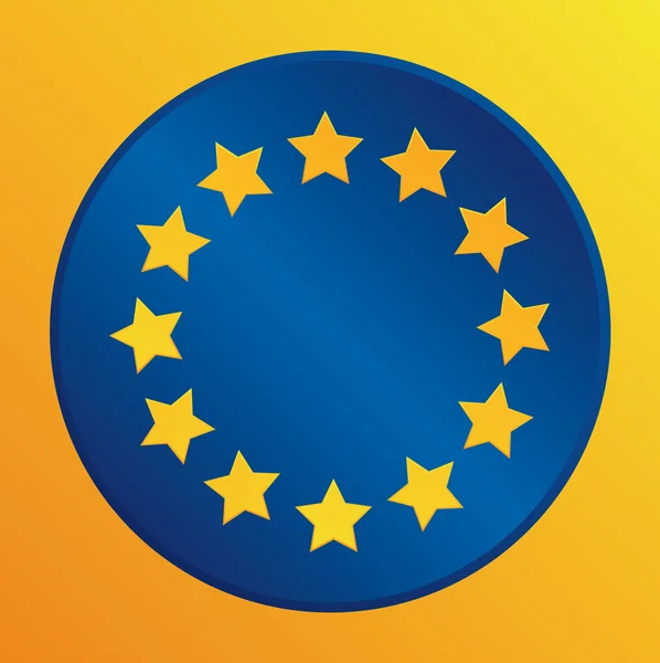 Bandeira da UE — Vetor de Stock