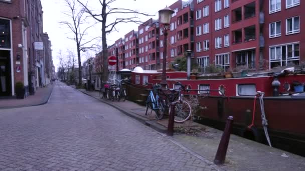 Amsterdam Netherlands March 2018 Gater Kanaler Amsterdam – stockvideo