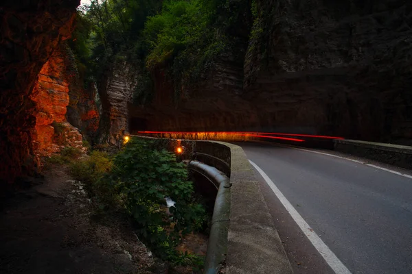 Unica Famosa Strada Della Forra Strada Panoramica Nelle Grotte Che — Foto Stock