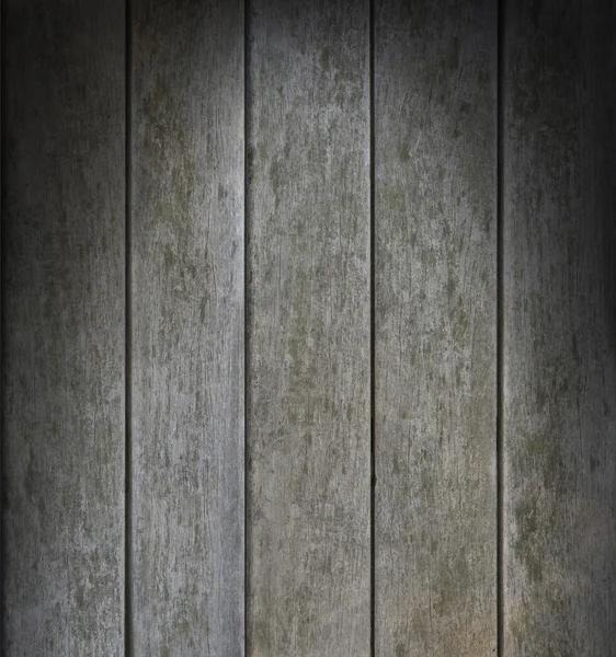 Weathered Gray Vertical Wood Lit Dramatically — Stock Photo, Image