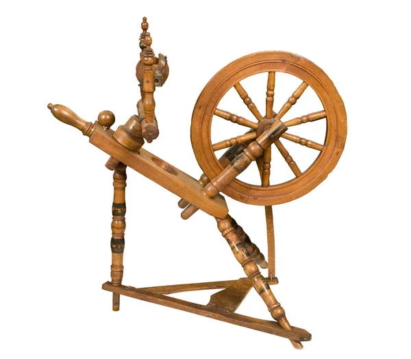 Antikes Spinnrad — Stockfoto