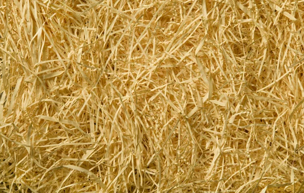 麦わら素材背景を梱包イエロー — ストック写真