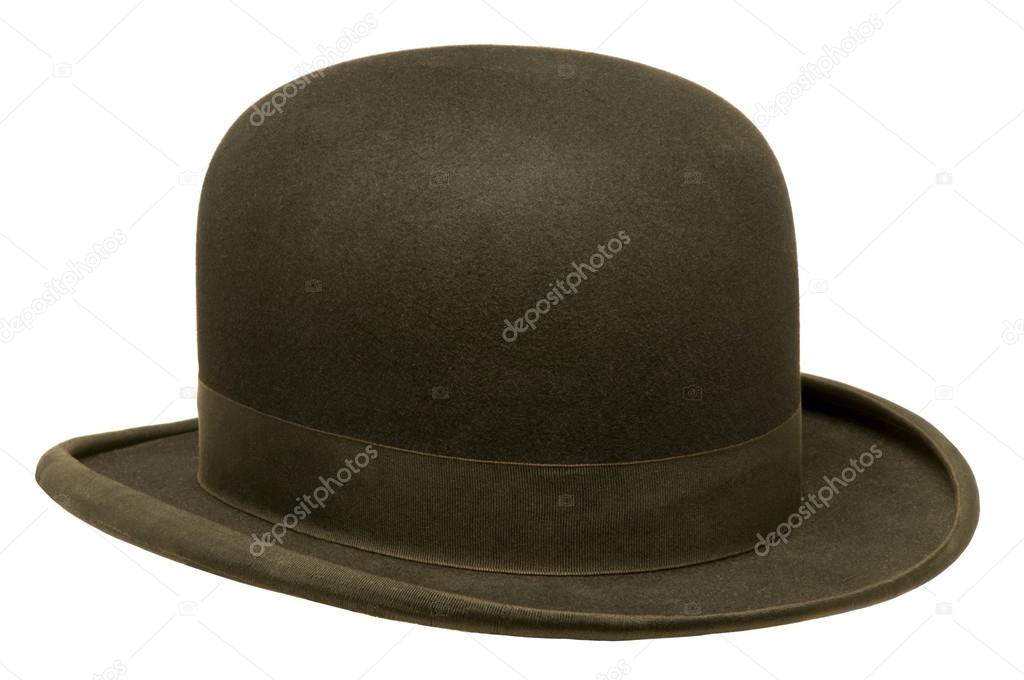 brown derby hat