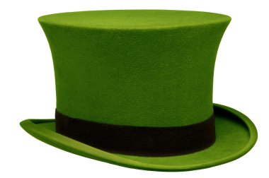 Vintage yeşil üst şapka