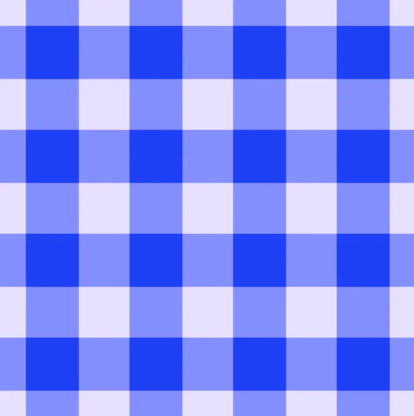 Padrão de Gingham azul perfeitamente inclinável — Fotografia de Stock