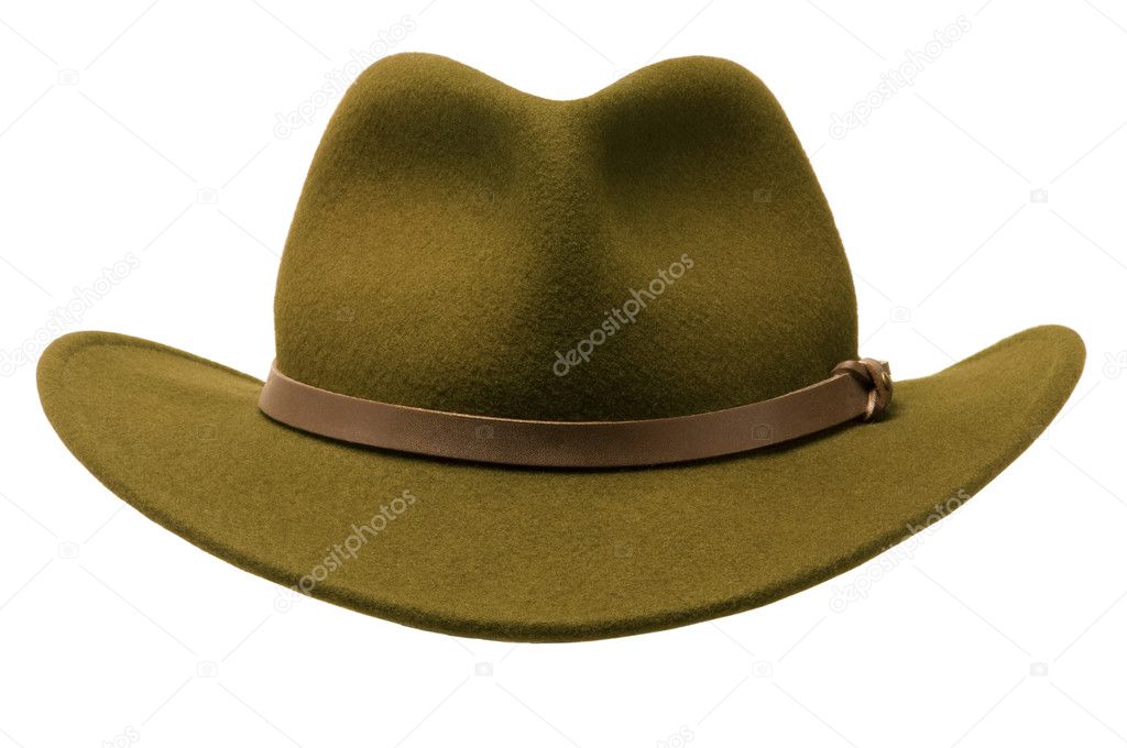 Green Felt Adirondack Hat