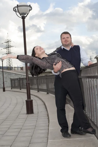 Man and woman in love — Stock Photo, Image