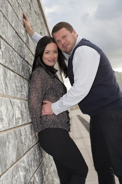 Man and woman in love — Stock Photo, Image