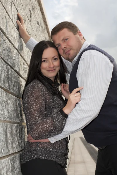 Man and woman in love — Stock Photo, Image